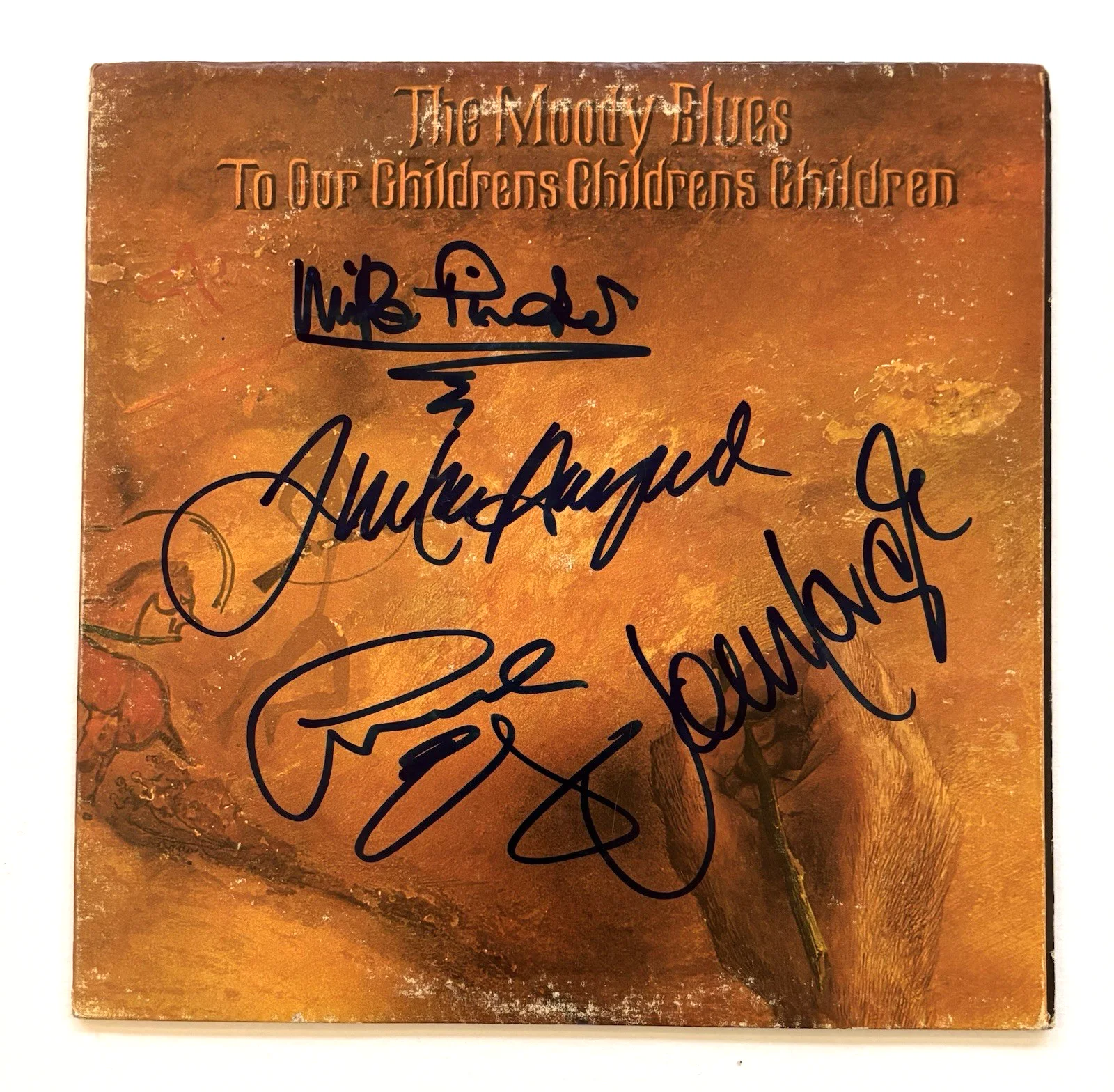 MOODY BLUES Signed CHILDREN’S Vinyl Record JSA COA x4 PINDER Lodge HAYWARD Edge, изображение 2
