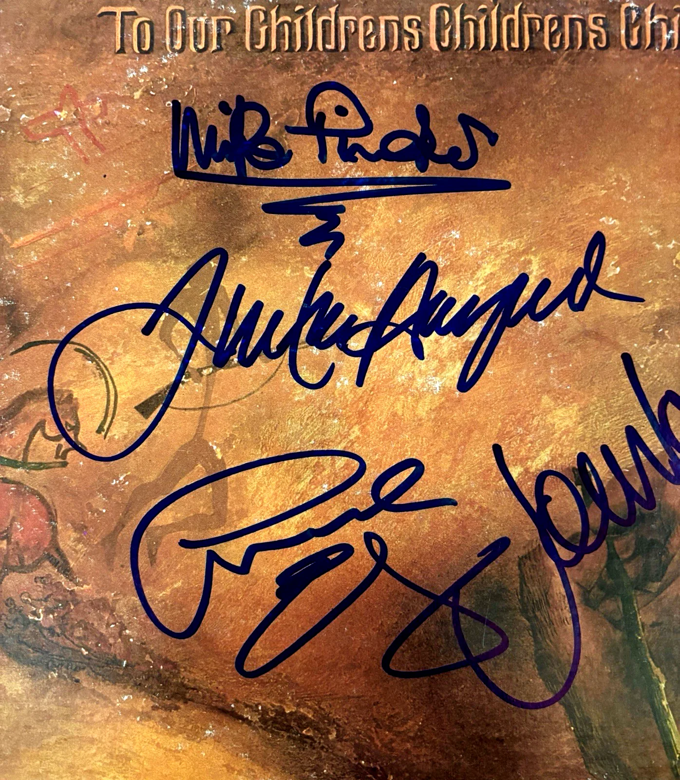 MOODY BLUES Signed CHILDREN’S Vinyl Record JSA COA x4 PINDER Lodge HAYWARD Edge, изображение 3