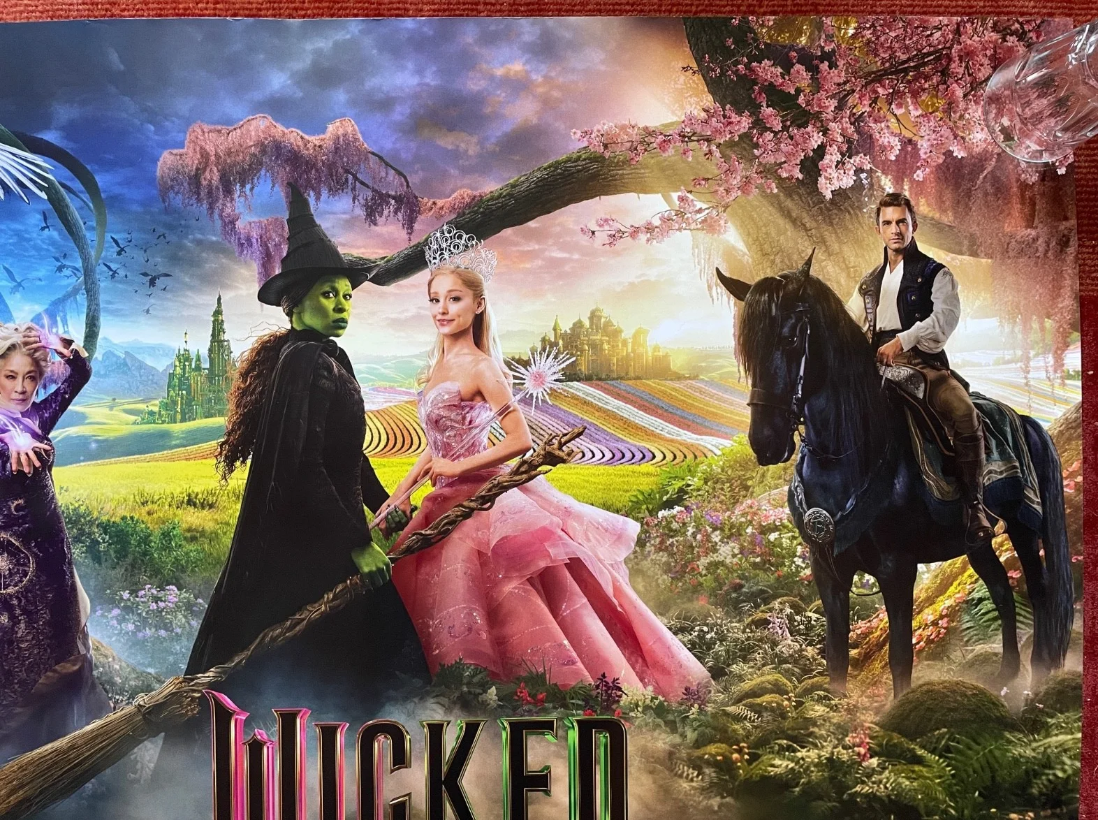 WICKED (2024) Original Advance Quad Movie Poster Ariana Grande Cynthia Erivo, изображение 3