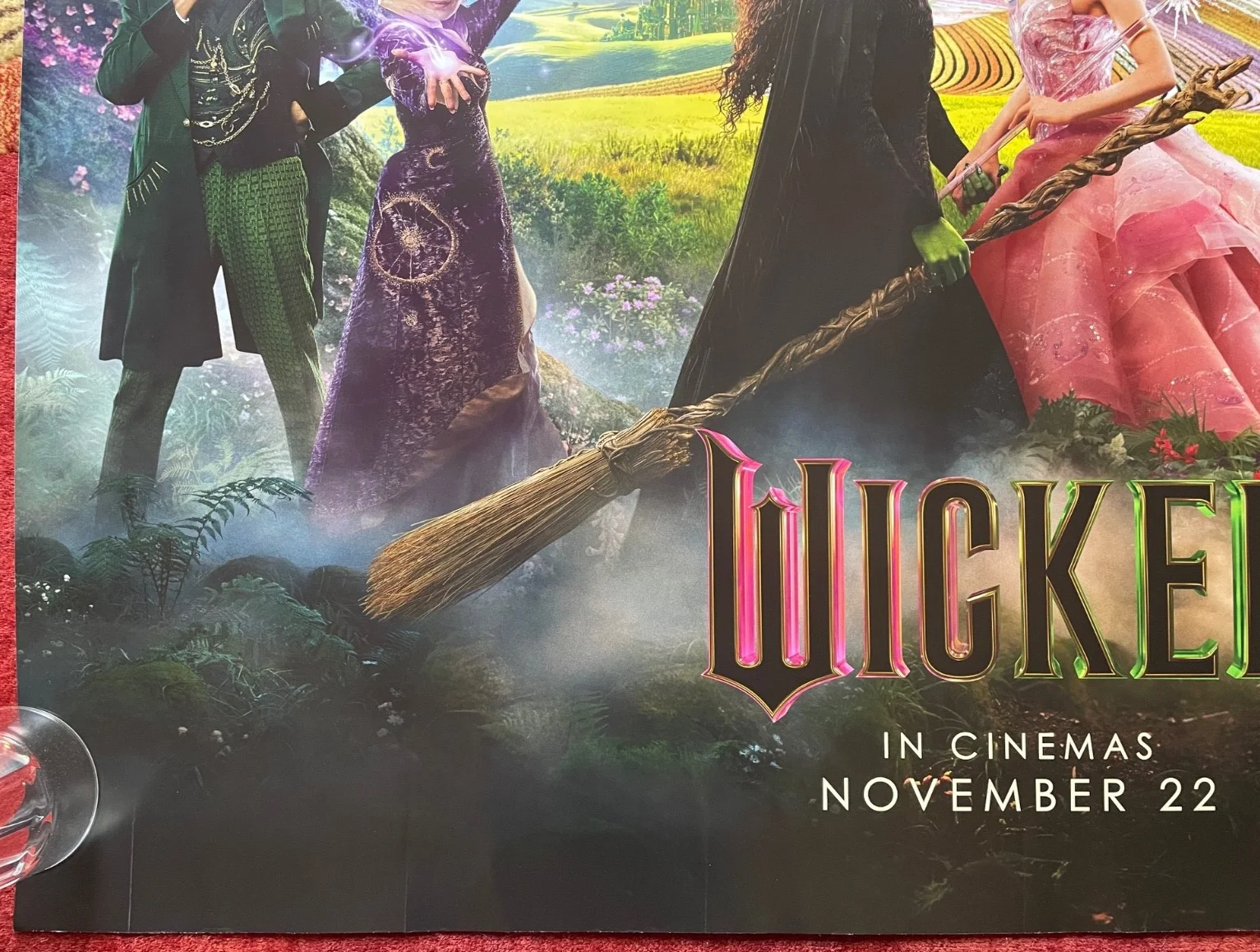 WICKED (2024) Original Advance Quad Movie Poster Ariana Grande Cynthia Erivo, изображение 4