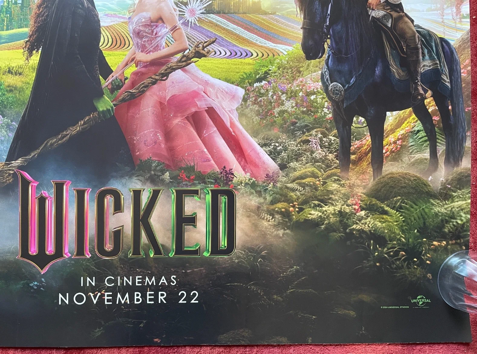 WICKED (2024) Original Advance Quad Movie Poster Ariana Grande Cynthia Erivo, изображение 5