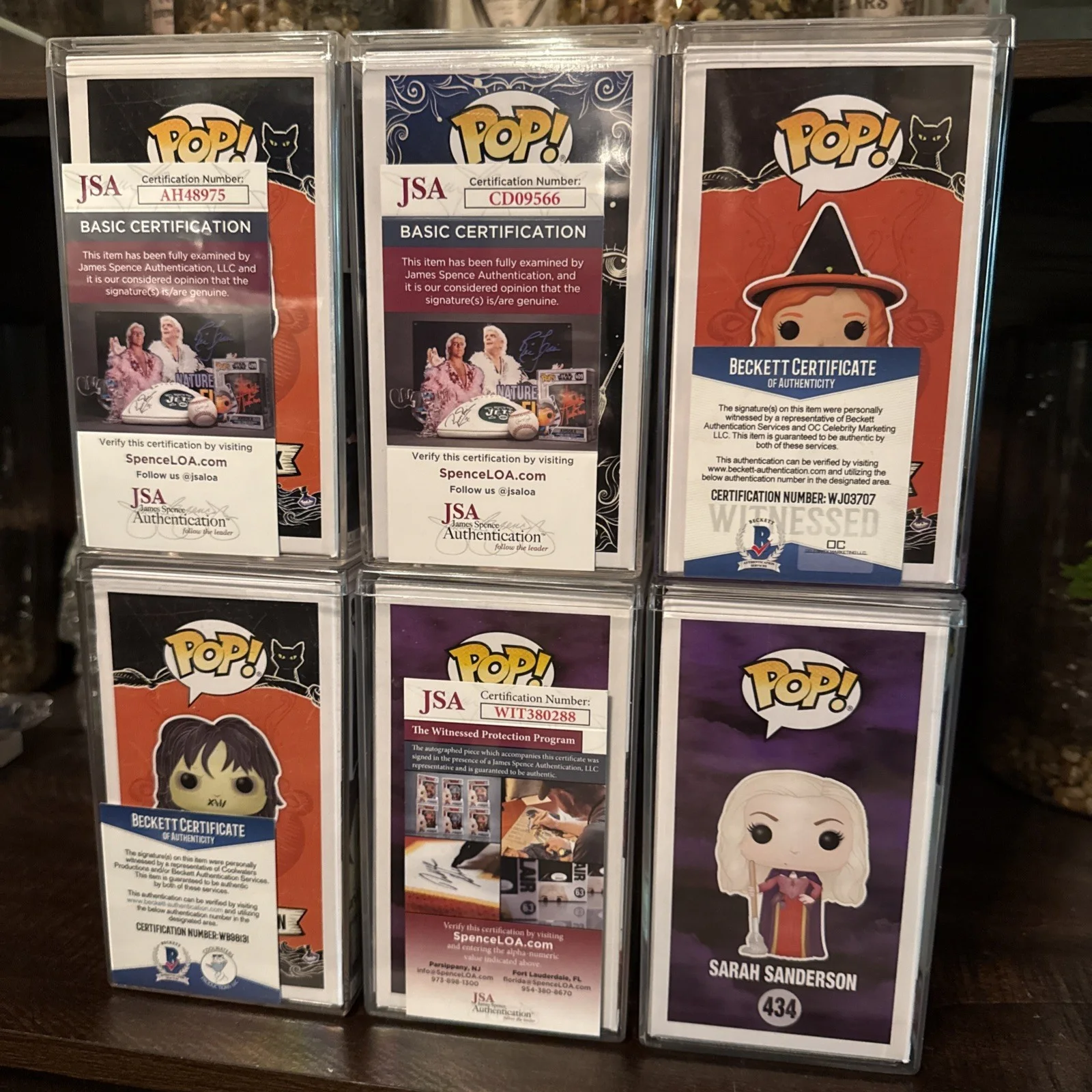 Disney Hocus Pocus Signed Autographed Funko Lot, image 2