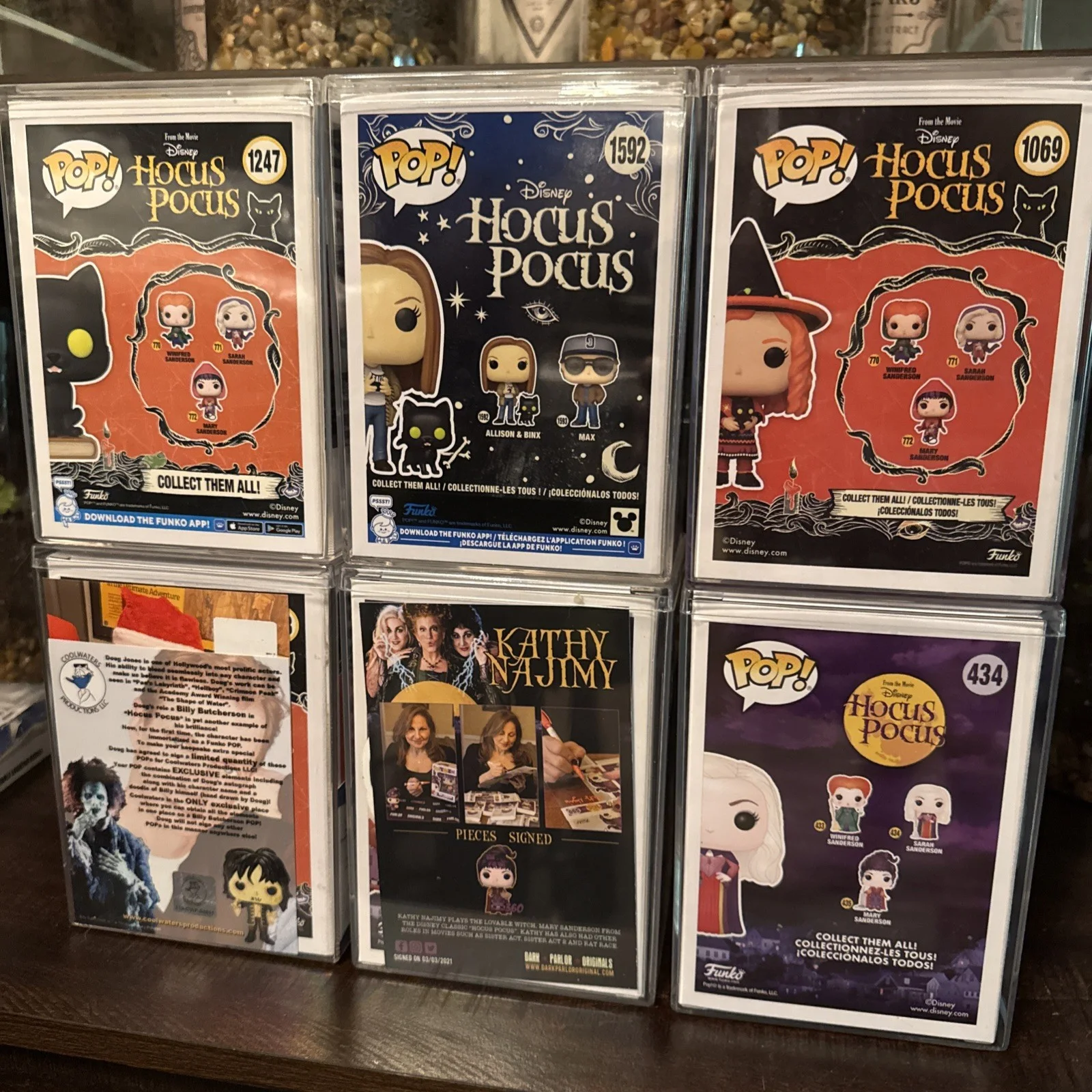 Disney Hocus Pocus Signed Autographed Funko Lot, image 3