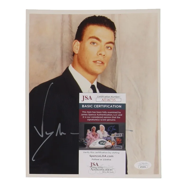 Jean Claude Van Damme — Jean-Claude Van Damme Signed 8x10 Photo JSA Authenticated COA, изображение 2