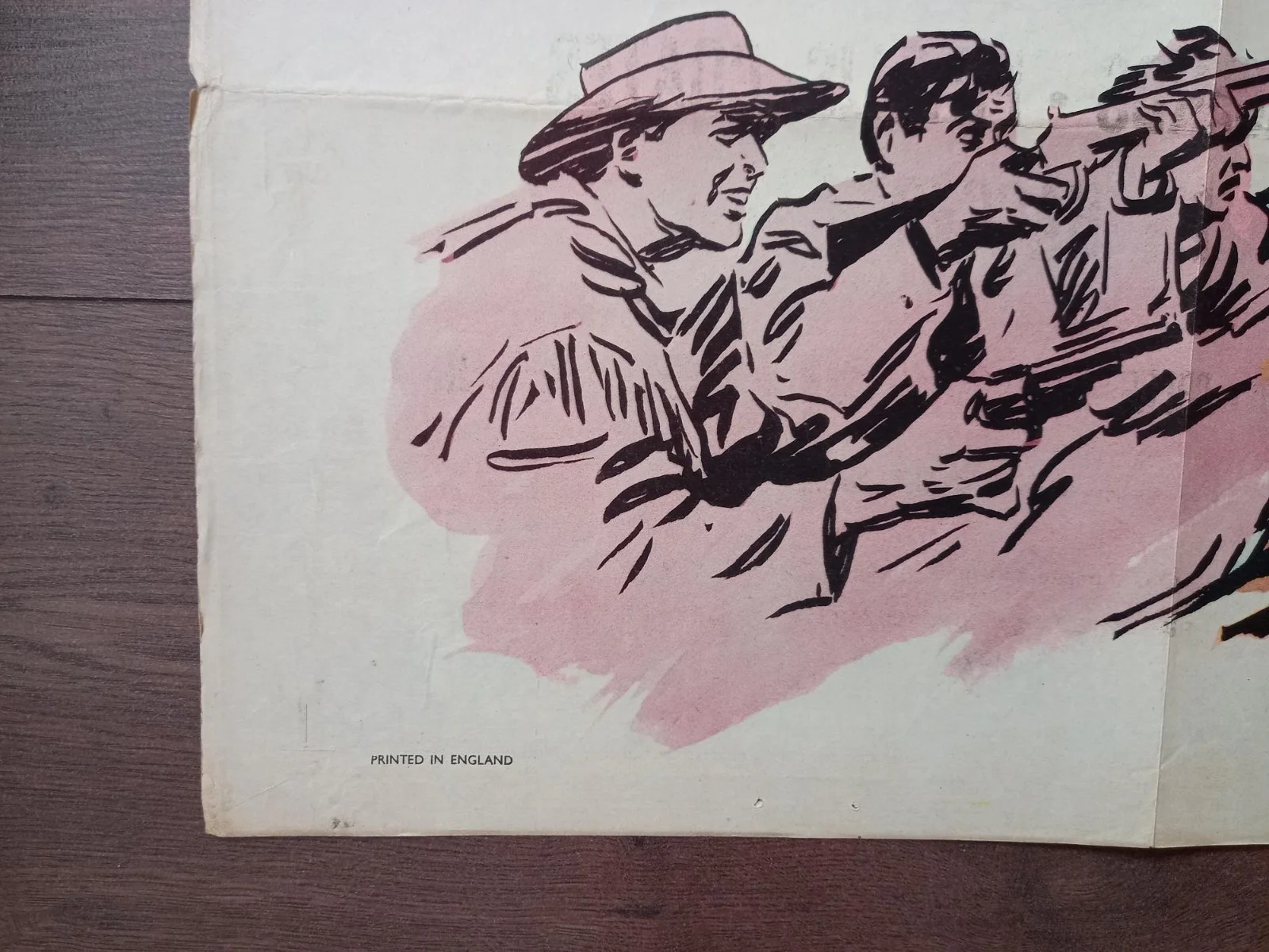 BLOOD ARROW 1958 BRITISH QUAD POSTER SCOTT BRADY PHYLLIS COATES PAUL RICHARDS, image 2