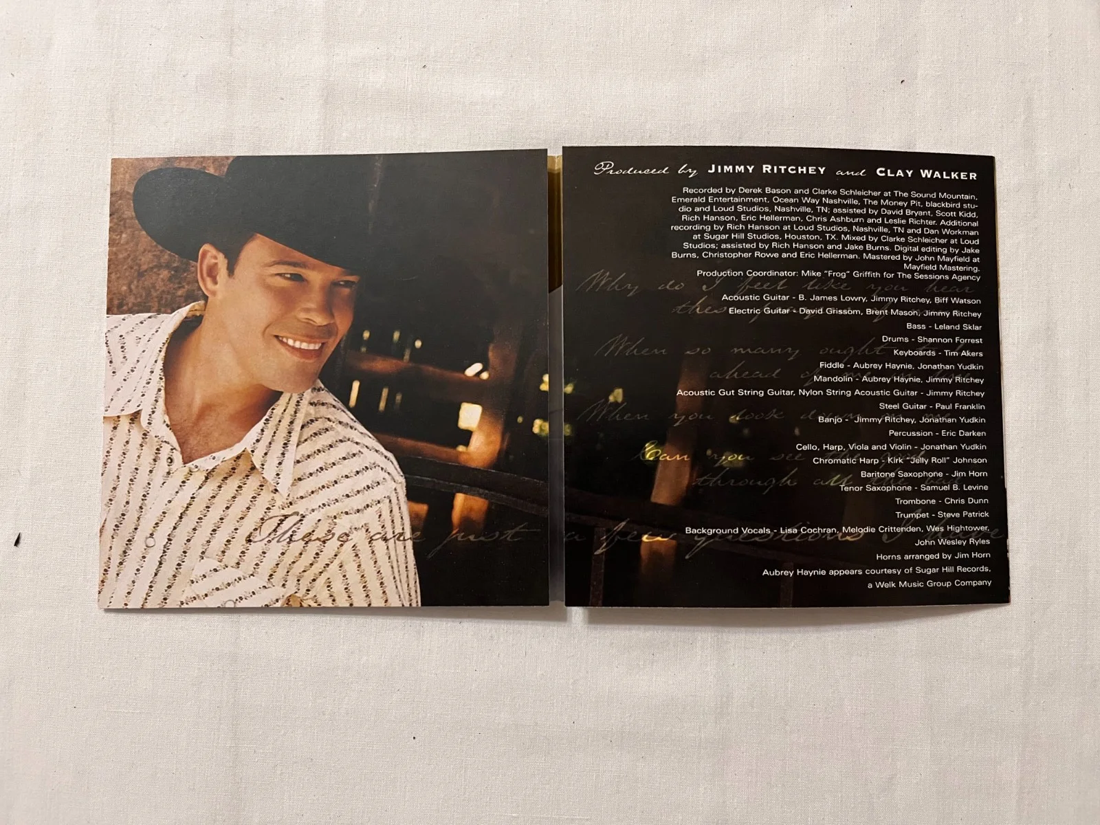 Clay Walker signed CD cover autograph - A Few Questions, image 2