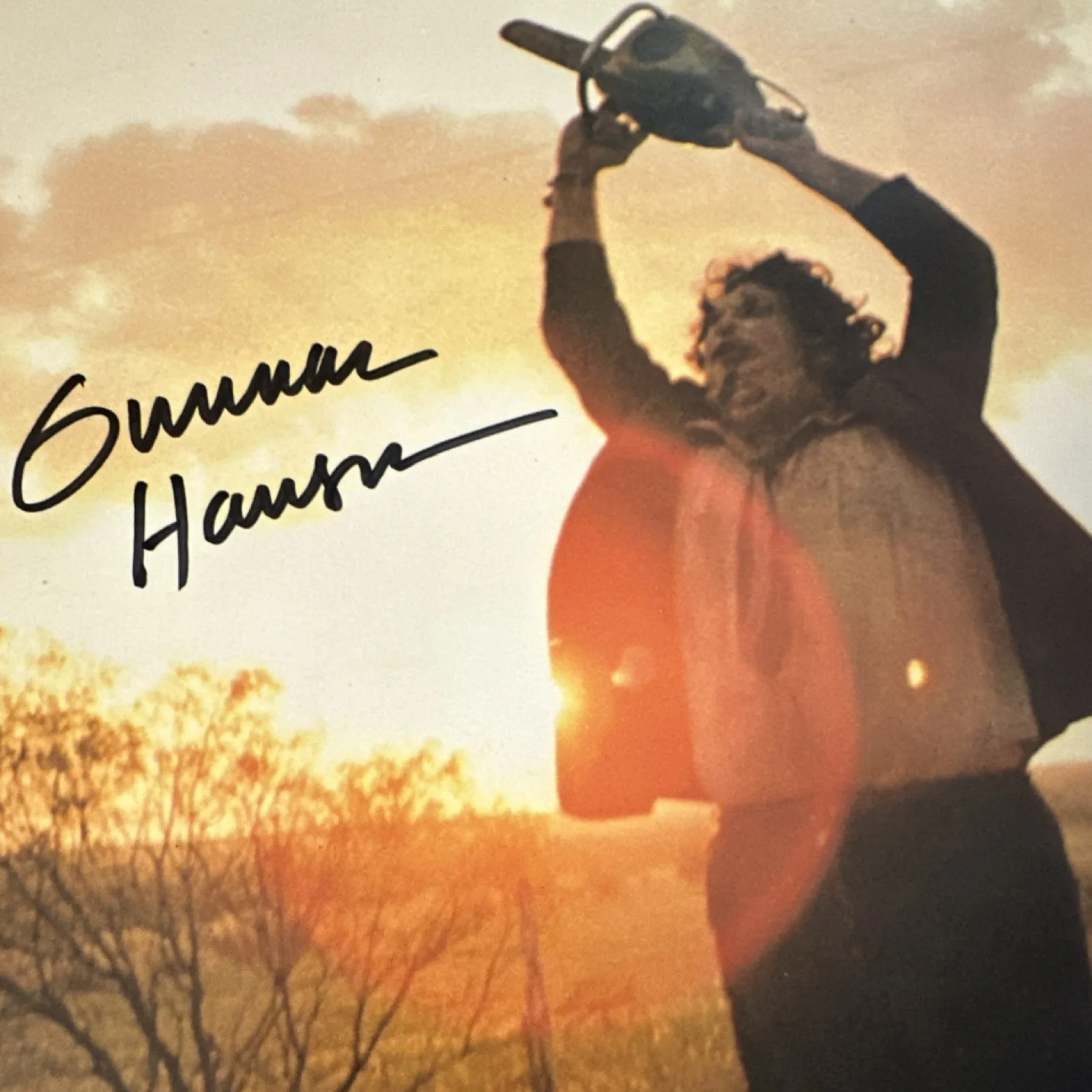 Gunnar Hansen — Massacre à la Tronçonneuse Original Signed Photo Gunnar Hansen, image 5