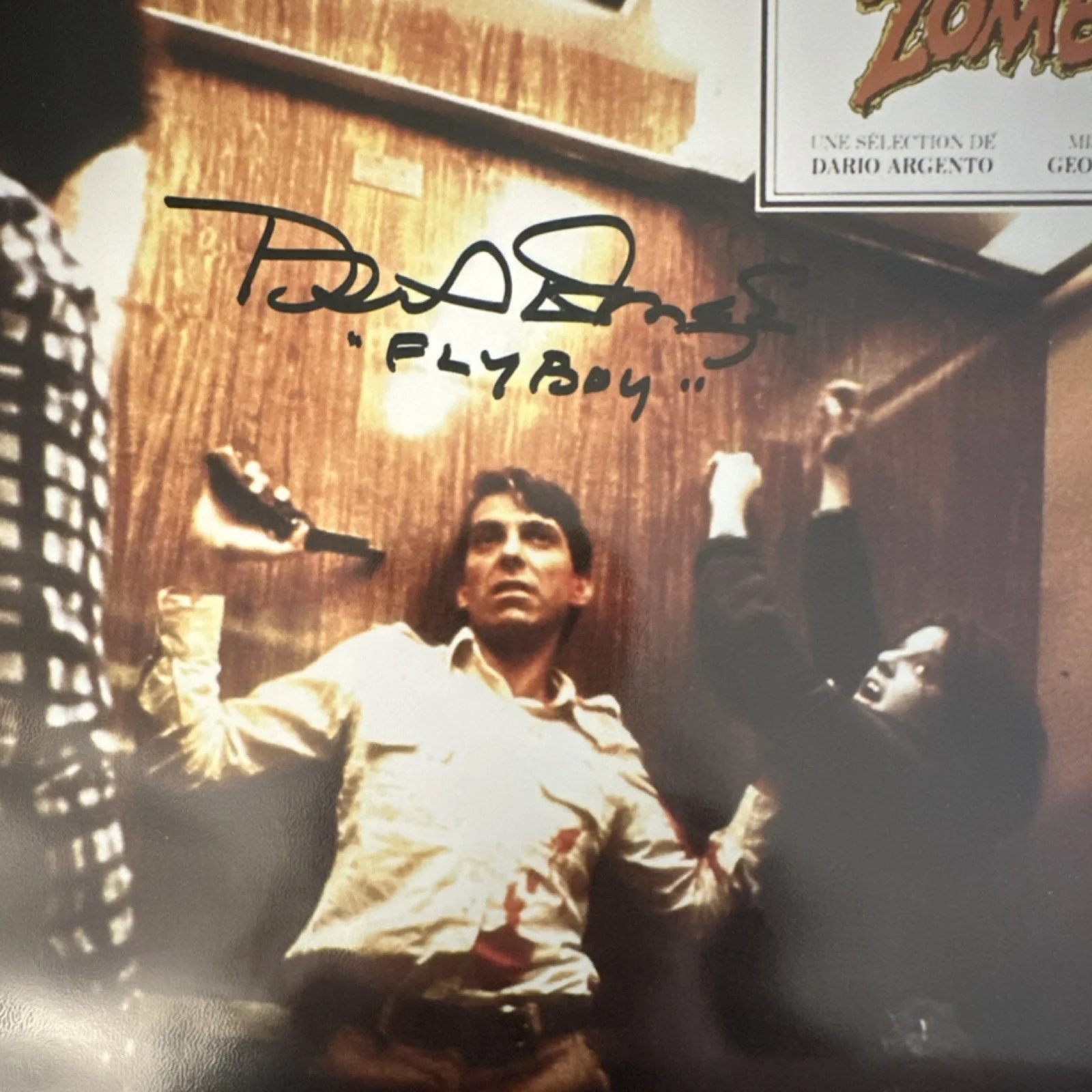 Flyboy — Zombie Original Signed Photo Flyboy Movies Autographed Photograph, изображение 3