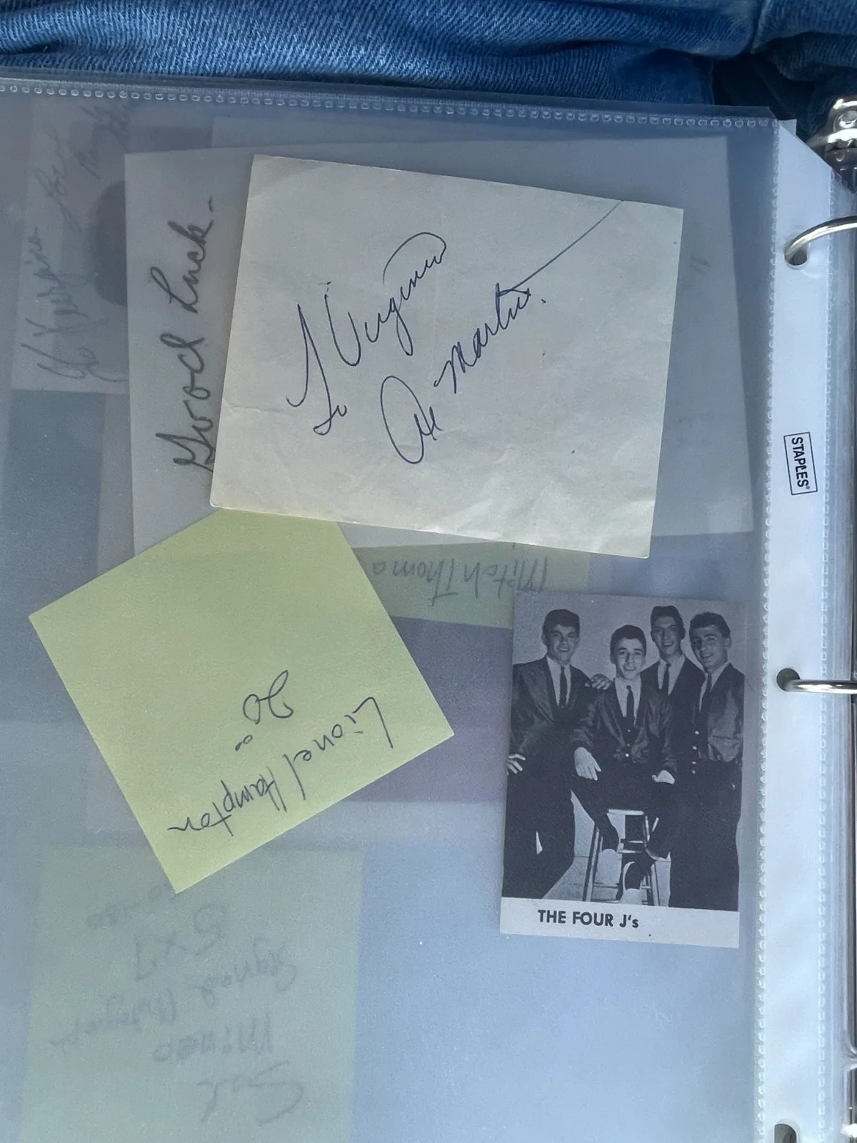 Vintage Autograph NoteBook Philadelphia interest Sal Mineo Everly Brothers, image 5