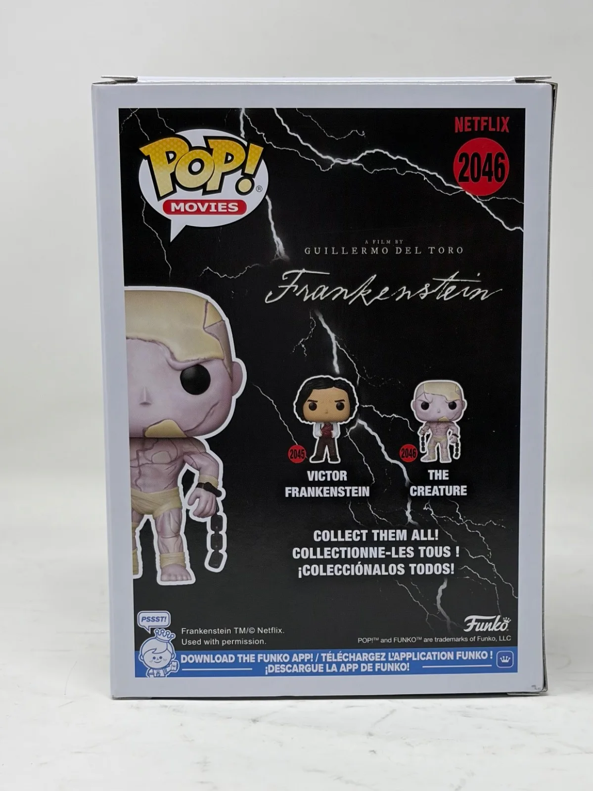 Guillermo Del Toro — Guillermo Del Toro Frankenstein Signed Autograph The Creature Funko Pop Beckett, image 5