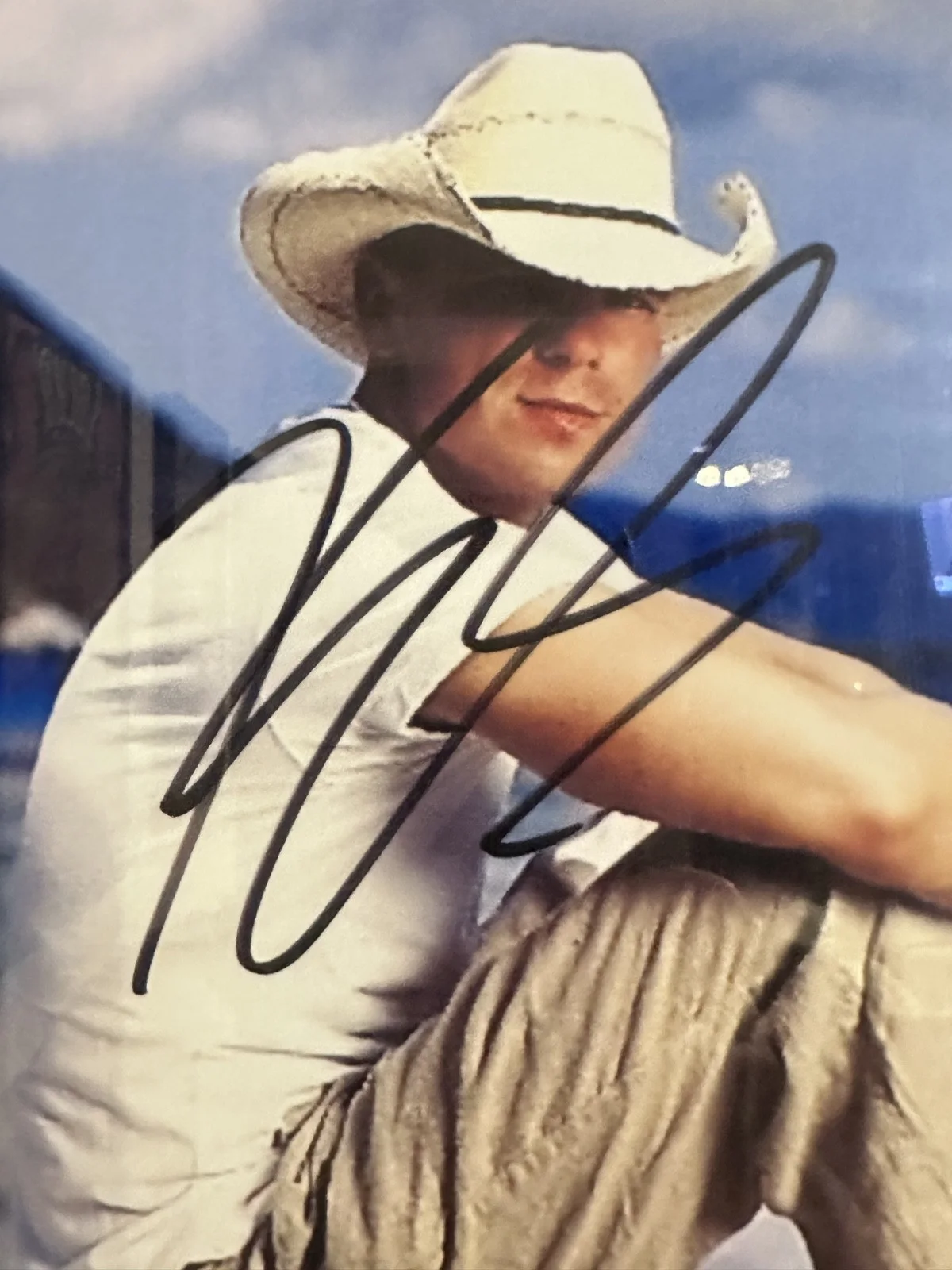 Kenny Chesney Personally Signed Autographed Authenticated St. John Photo Framed, изображение 2