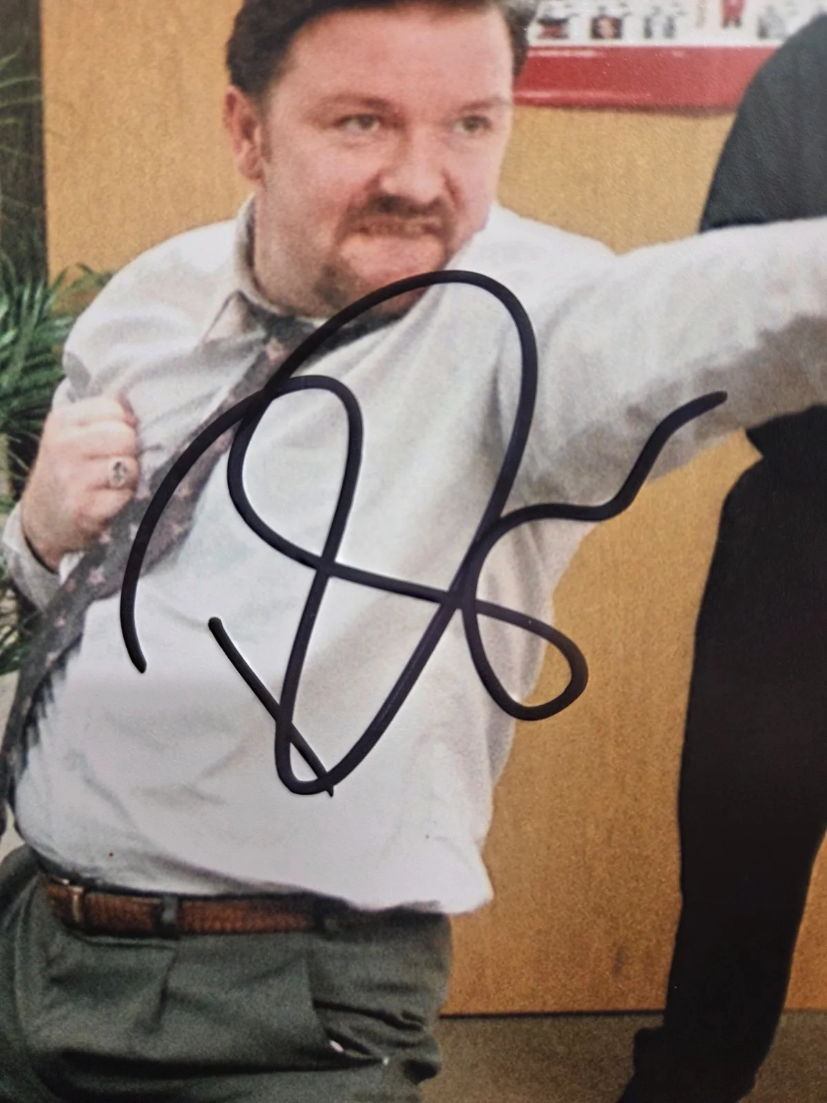 Ricky Gervais Hand Signed Autograph 8x10 Photo In Person Proof The Office Comedy, изображение 2
