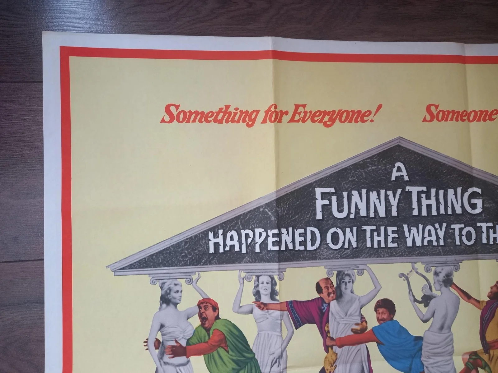 A FUNNY THING HAPPENED ON THE WAY TO THE FORUM 1966 BRITISH QUAD POSTER, изображение 3