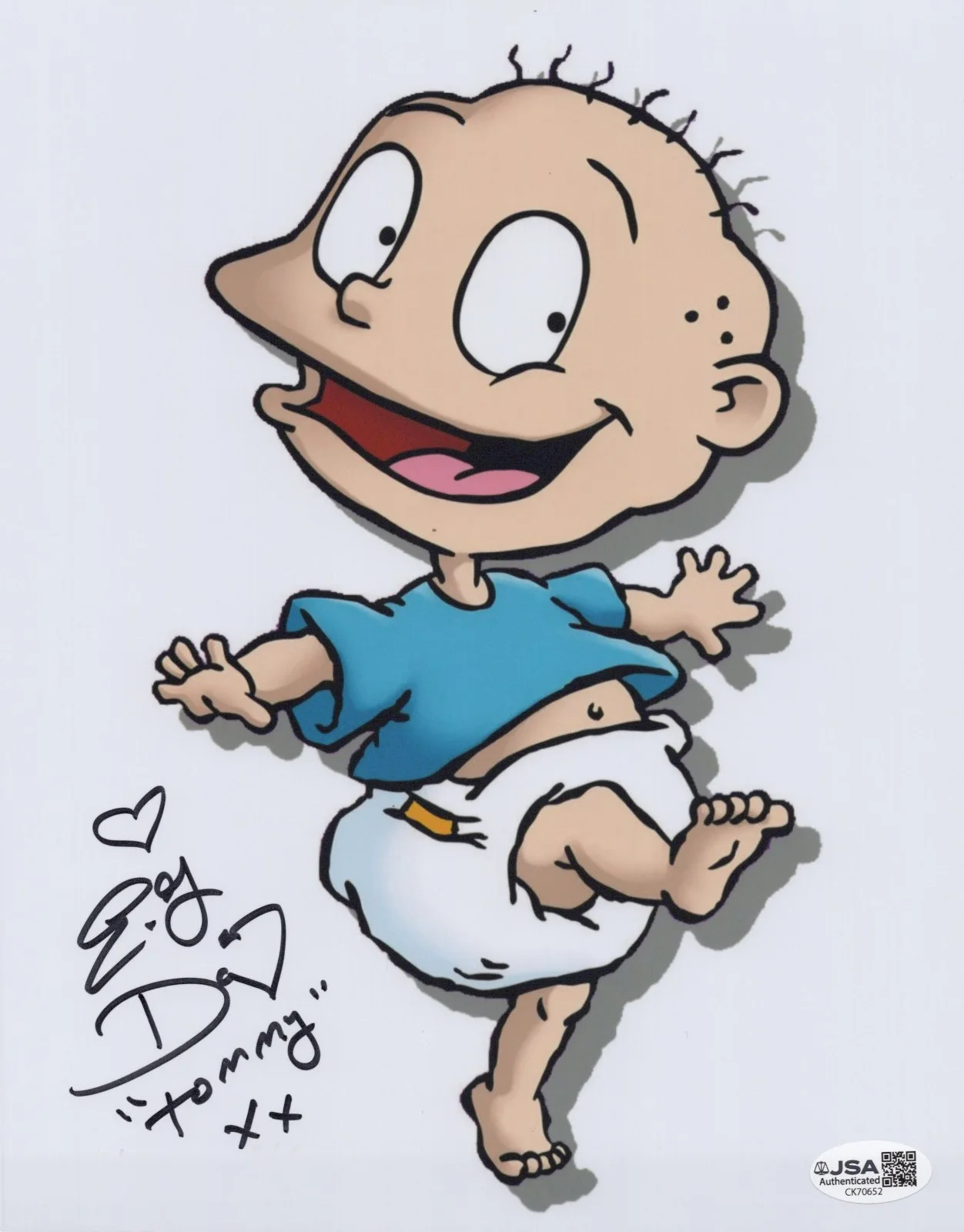 E.G. Daily — Rugrats- E.G. Daily signed Tommy Pickles 8x10 photo JSA COA
