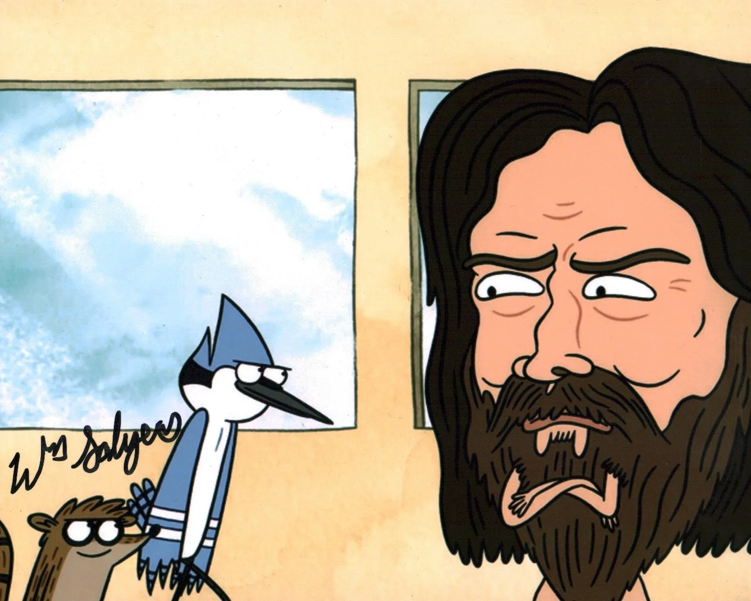William Salyers — William Salyers Regular Show 8x10 Signed Photo JSA Certified Autograph