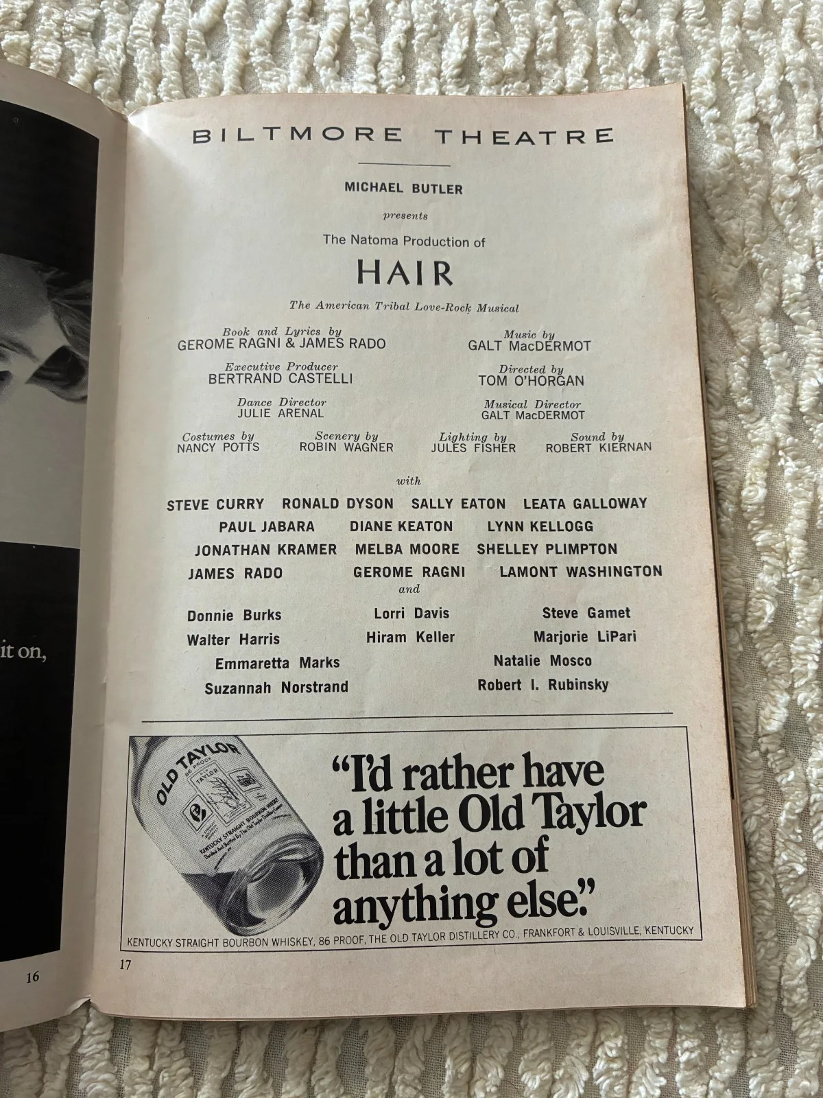 Pair of Broadway Show Playbills featuring Actress Diane Keaton - Hair / Sam, изображение 3