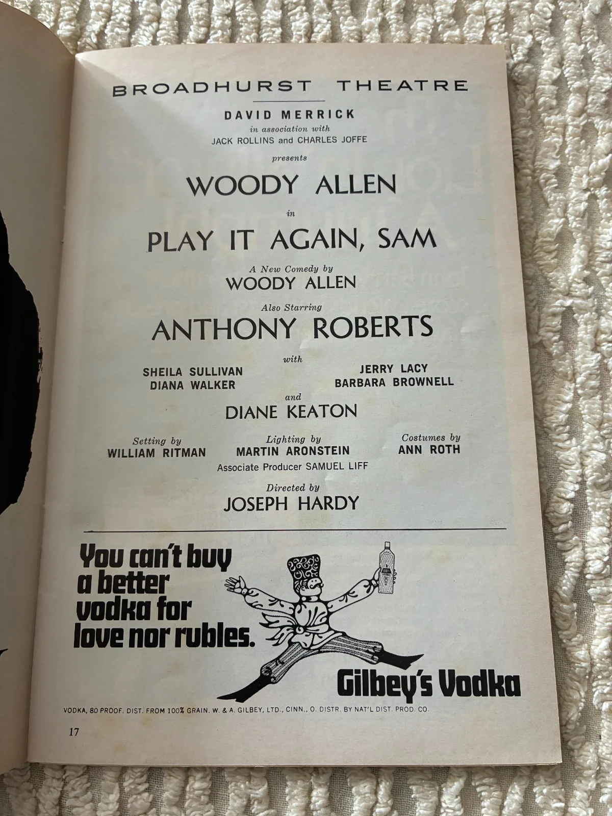 Pair of Broadway Show Playbills featuring Actress Diane Keaton - Hair / Sam, изображение 4