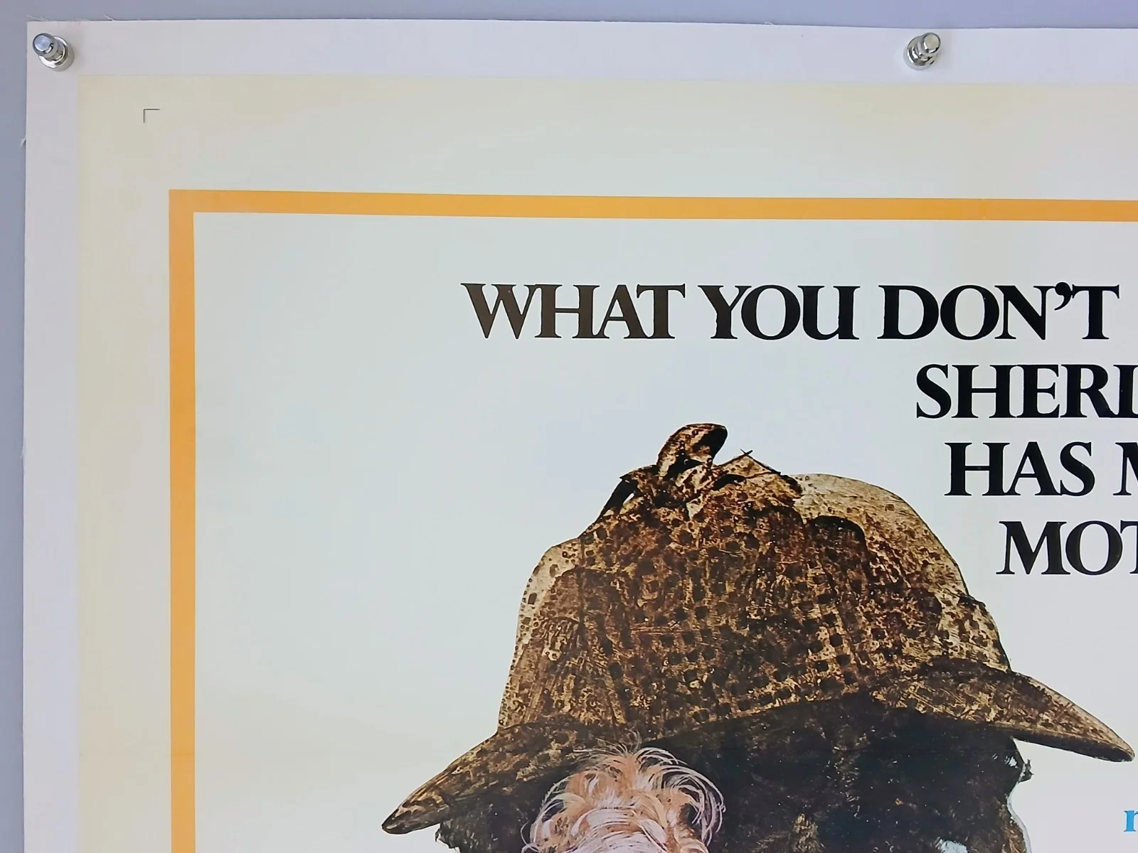 THE PRIVATE LIFE OF SHERLOCK HOLMES (1970) linen-backed one-sheet poster style A, изображение 4
