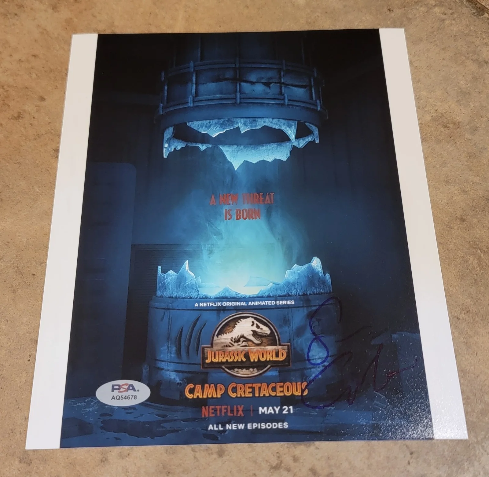 Sean Giambrone — Sean Giambrone signed 8x10 photo PSA DNA Jurassic World: Camp Cretaceous