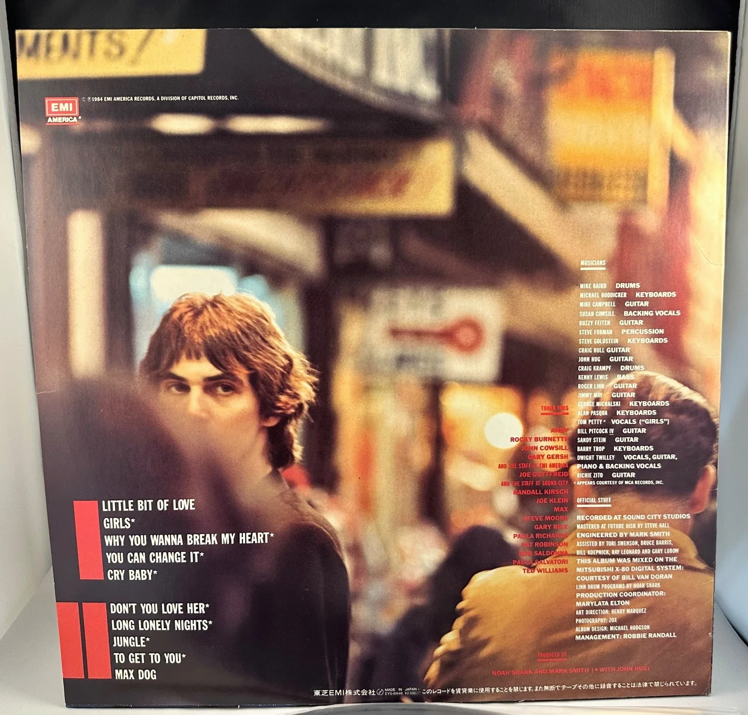 1984 Dwight Twilley "Jungle" (Japan) LP Signed By 2 With Tom Petty, image 5