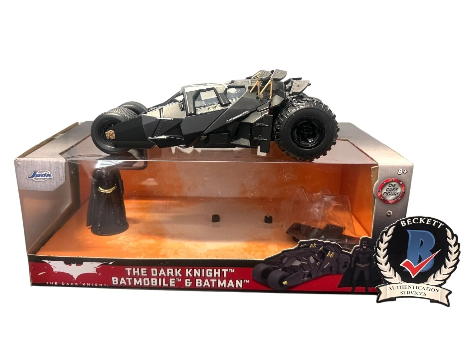 CHRISTIAN BALE — CHRISTIAN BALE SIGNED THE DARK KNIGHT 1:24 DIECAST BATMOBILE BECKETT BAS BATMAN, изображение 2