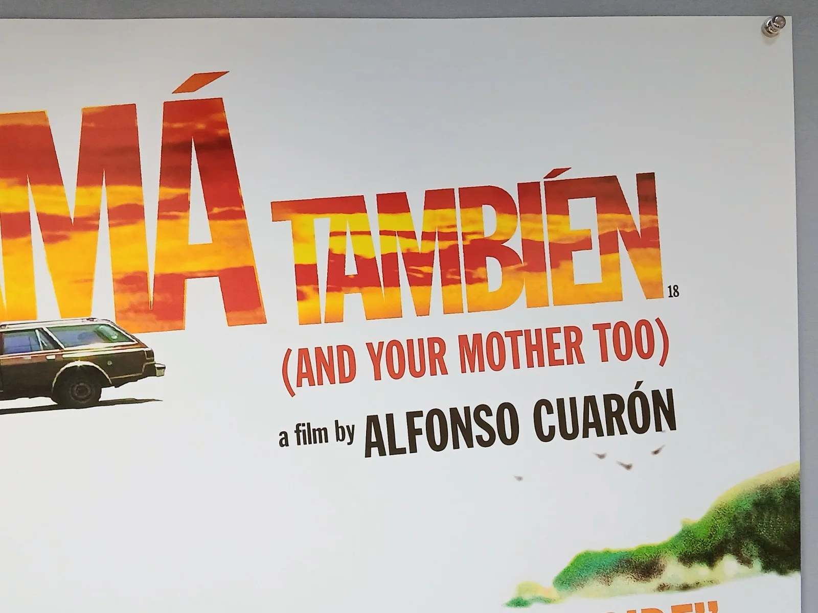 Y TU MAMÁ TAMBIÉN (AND YOUR MOTHER TOO) (2001) superb cond original quad poster, image 3