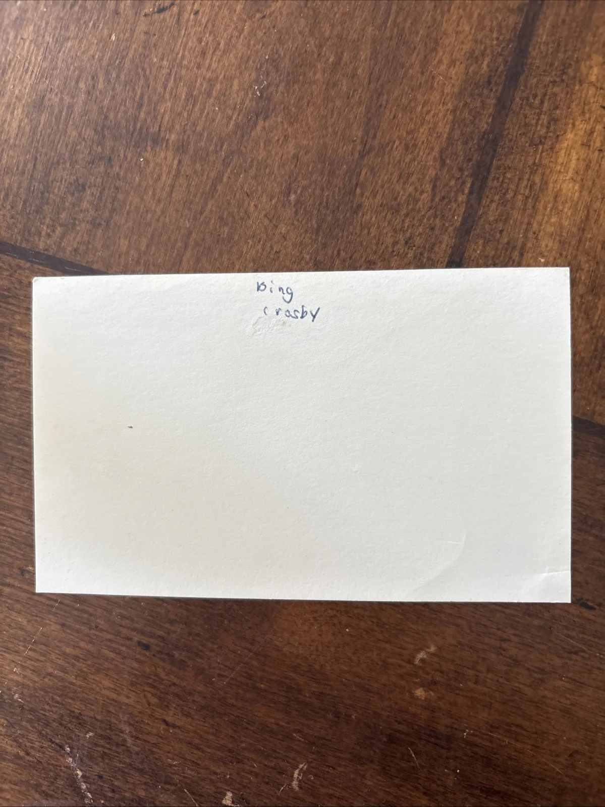Bing Crosby — Bing Crosby Autographed Paper, image 2