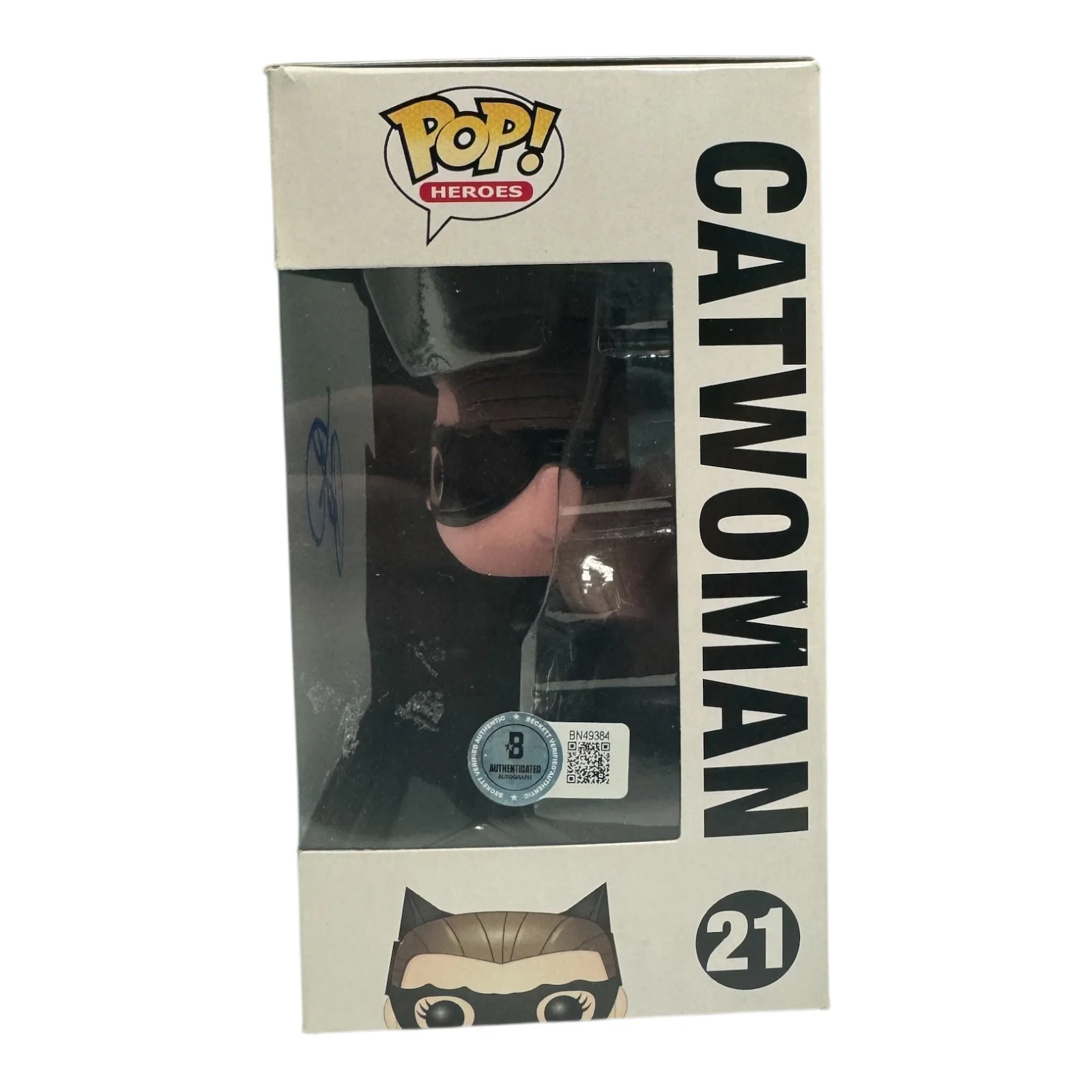 Anne Hathaway — Anne Hathaway Signed Auto Catwoman Funko Pop 21 Beckett The Dark Knight Rises, изображение 2