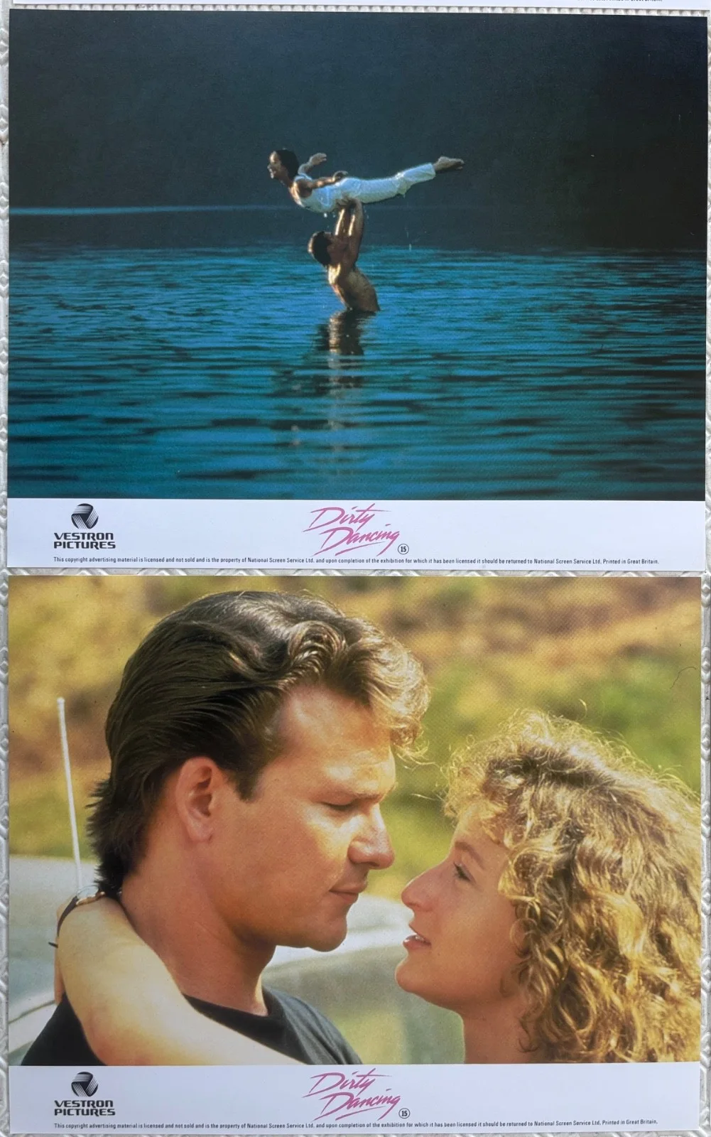 Dirty Dancing (1987) set of 8 FOH Lobby Cards Patrick Swayze Jennifer Grey, изображение 4