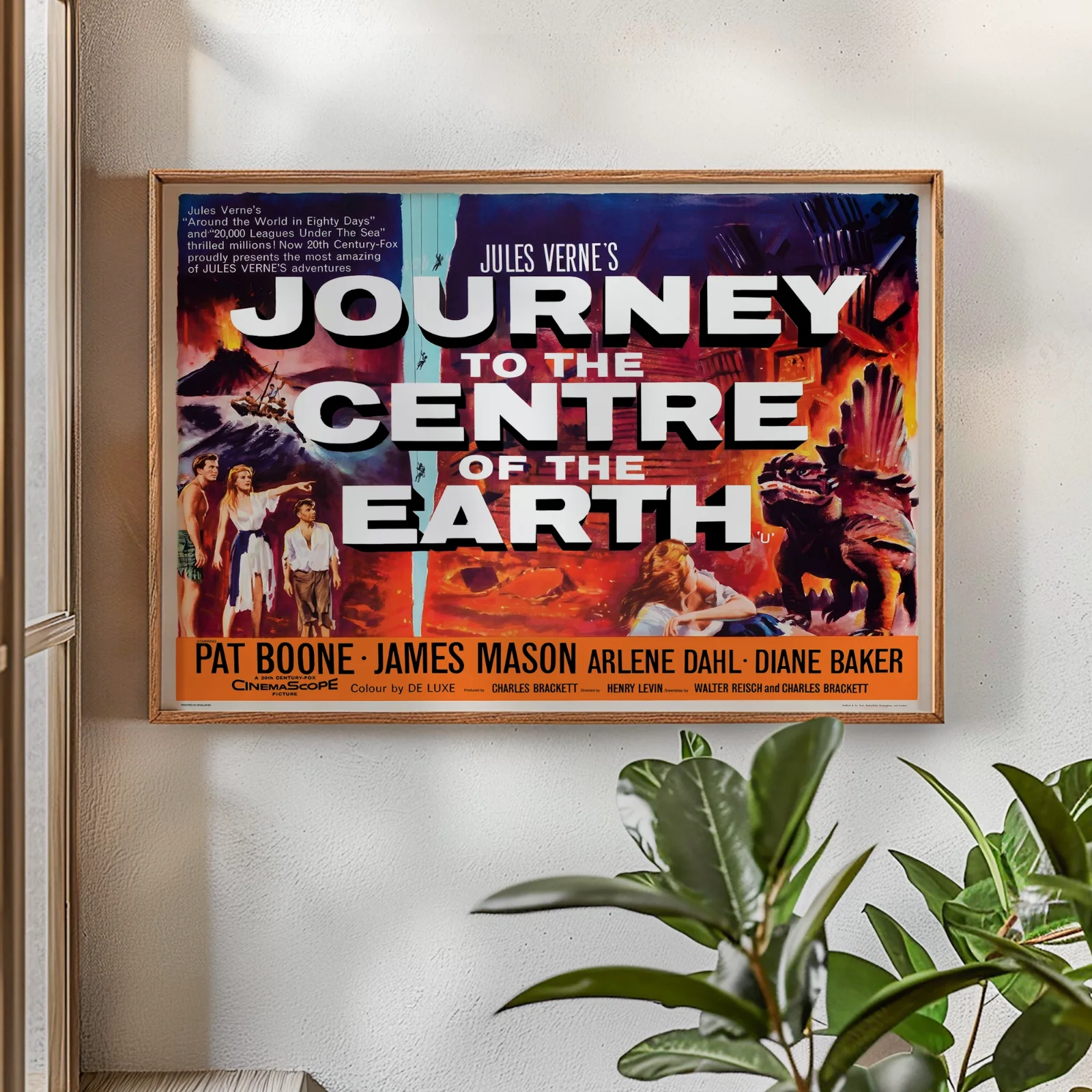 Journey to the Centre of the Earth - Sci-Fi Restored 30" x 40" UK Quad Poster, изображение 2