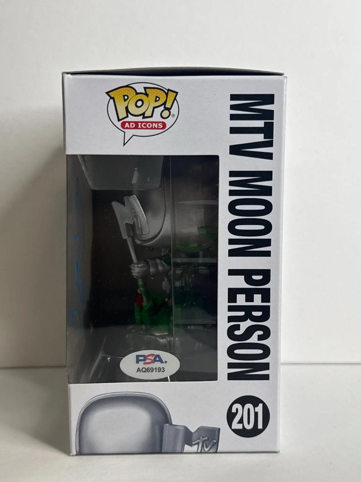 Lewis Capaldi Signed MTV Moon Person Funko #201 PSA AQ69193, изображение 2