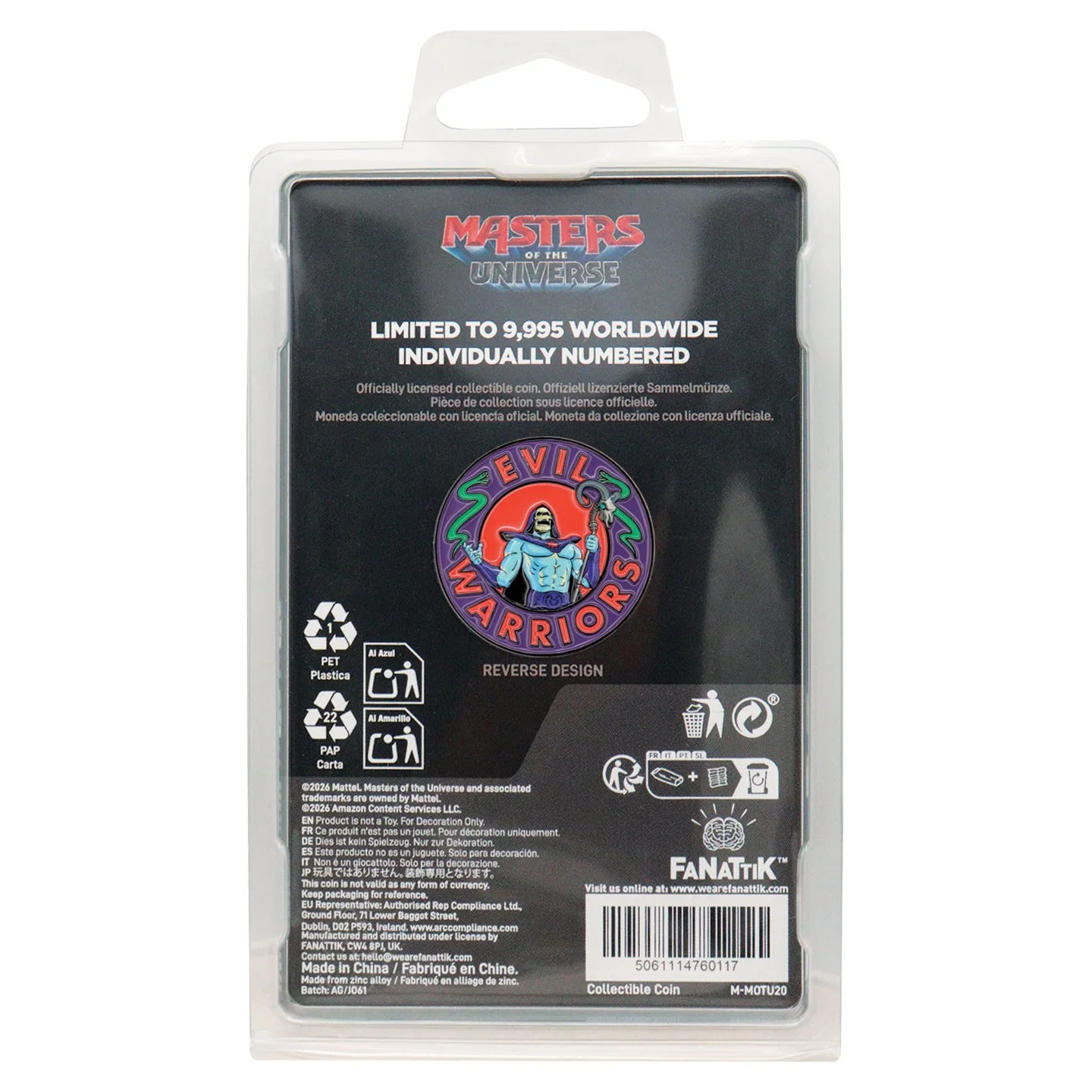 Masters of the Universe® 2026 - Limited Edition He-Man & Skeletor Official Coin, изображение 5