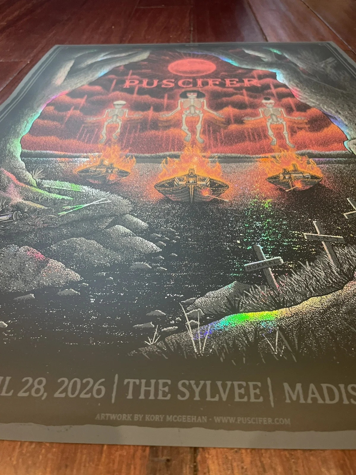 Puscifer Madison Foil Poster 2026 Concert tour, image 3