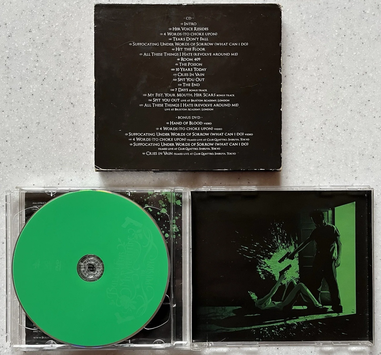 Bullet For My Valentine The Poison Full OG Band Signed Autographed 2CD 2005 Rare, image 3