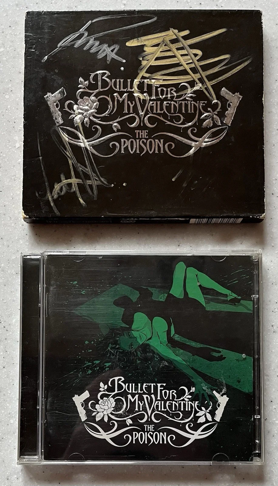 Bullet For My Valentine The Poison Full OG Band Signed Autographed 2CD 2005 Rare, image 5