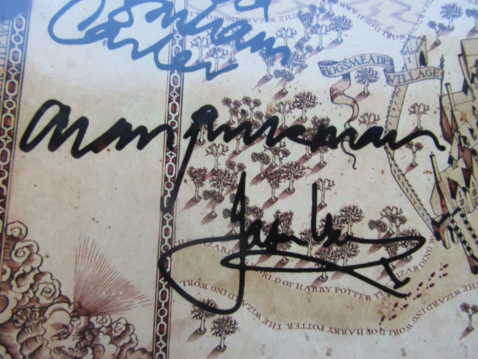 Harry Potter Marauders Map Signed Reproduction Autograph Photo Print A4, изображение 5