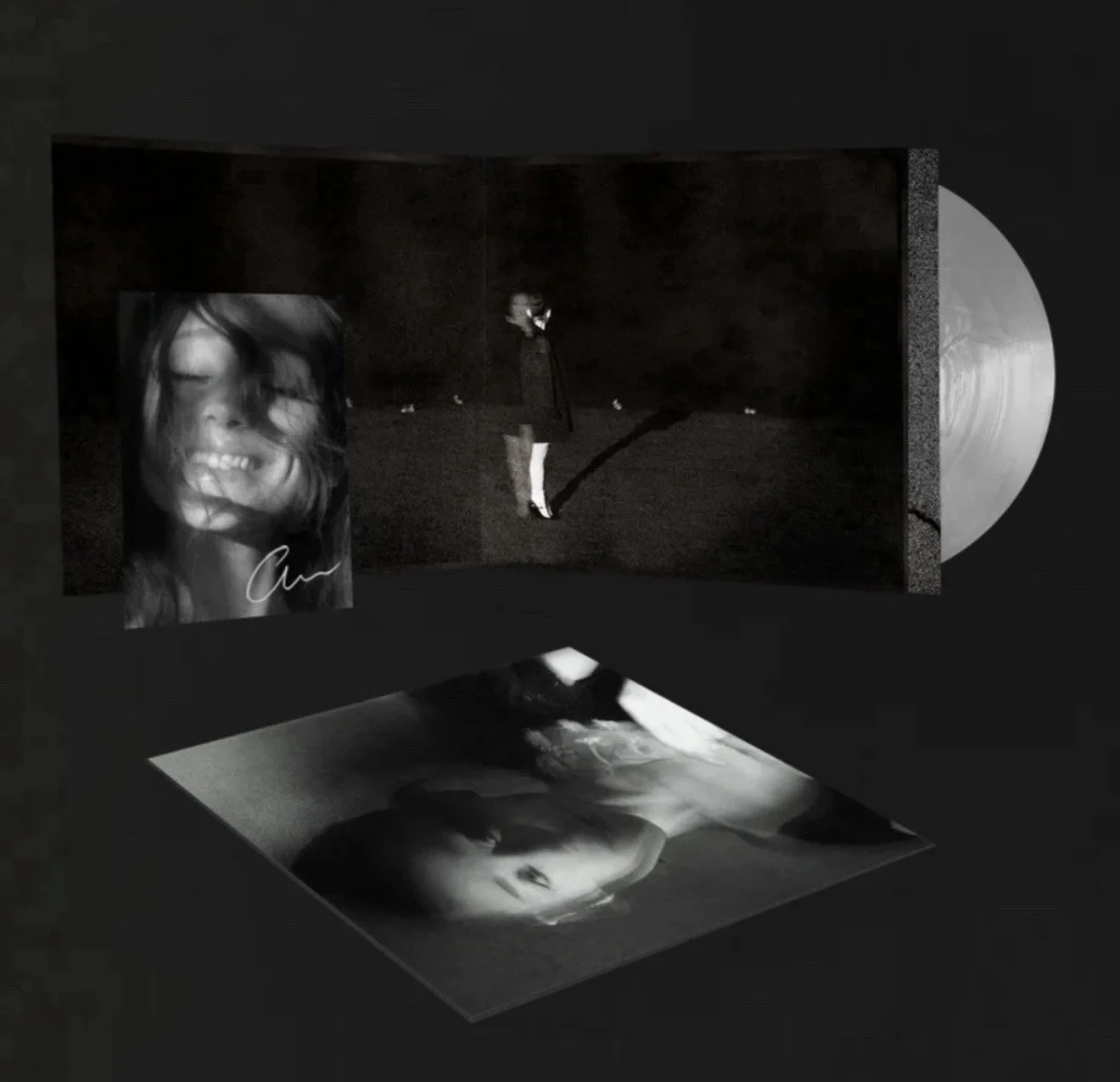 Ariana Grande Petal SIGNED Vinyl Translucent Pearly White LP Presale, изображение 2