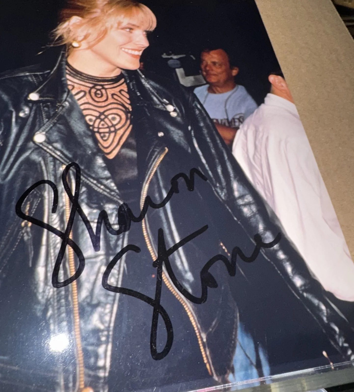 Sharon Stone Basic Instinct signed 8x10 Candid Autographed photo, image 2