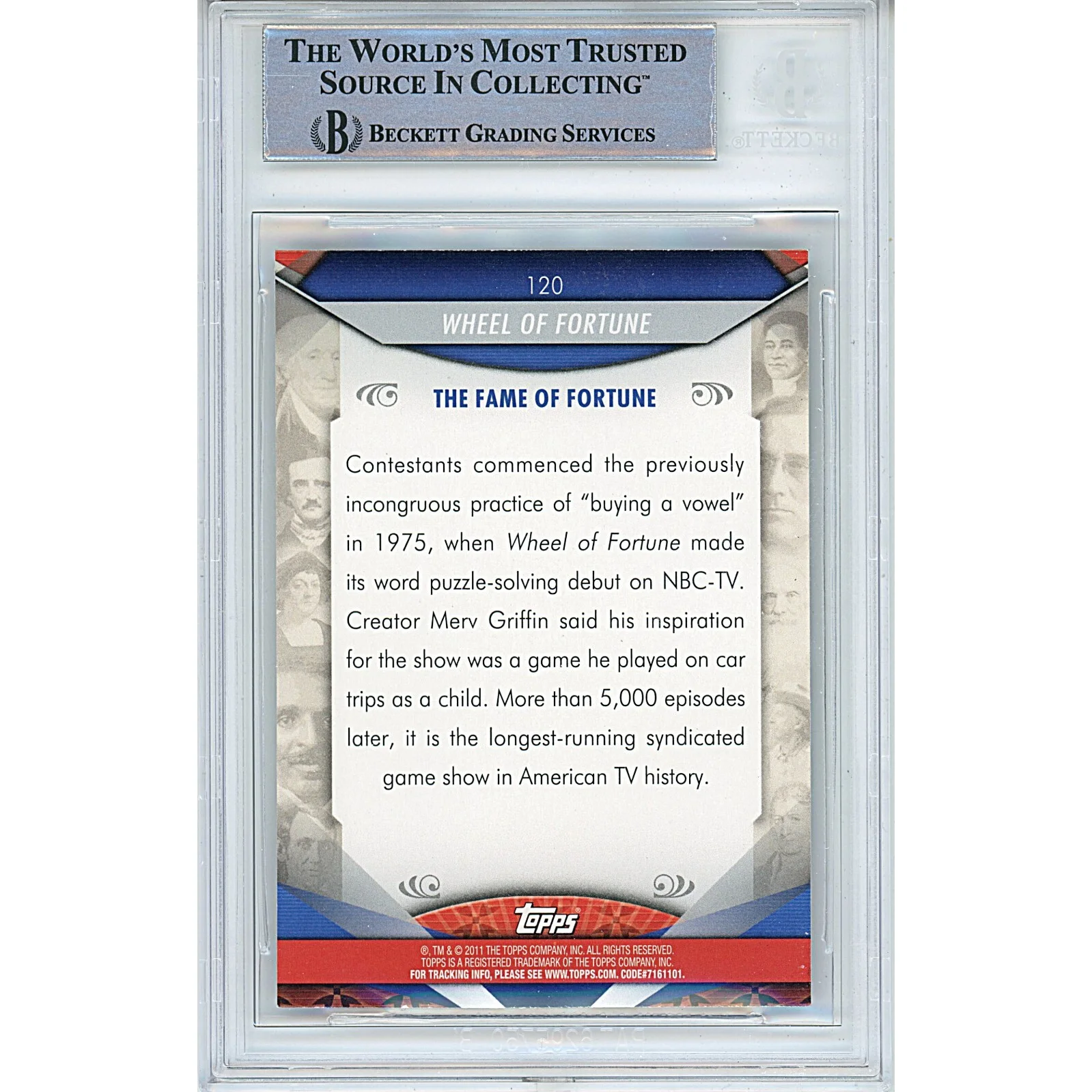 Vanna White — Vanna White Signed 2011 American Pie #120 Wheel of Fortune BAS Slabbed Auto Card, изображение 4