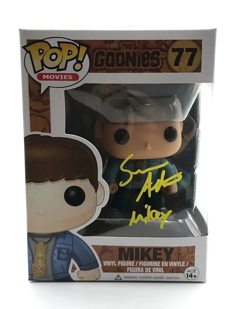 Sean Astin — Sean Astin SIGNED Mikey The Goonies Funko #77 w COA Autographed