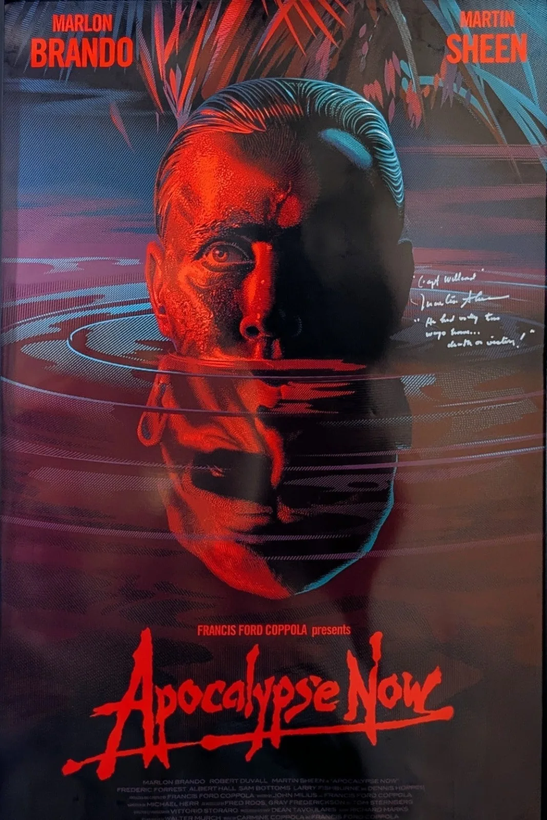 Martin Sheen — Martin Sheen Signed APOCALYPSE NOW 27x40 FULL Poster Inscribed With Quote & COA