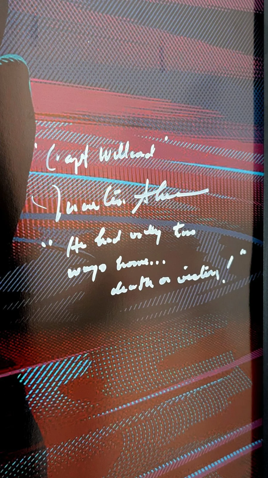 Martin Sheen — Martin Sheen Signed APOCALYPSE NOW 27x40 FULL Poster Inscribed With Quote & COA, изображение 3