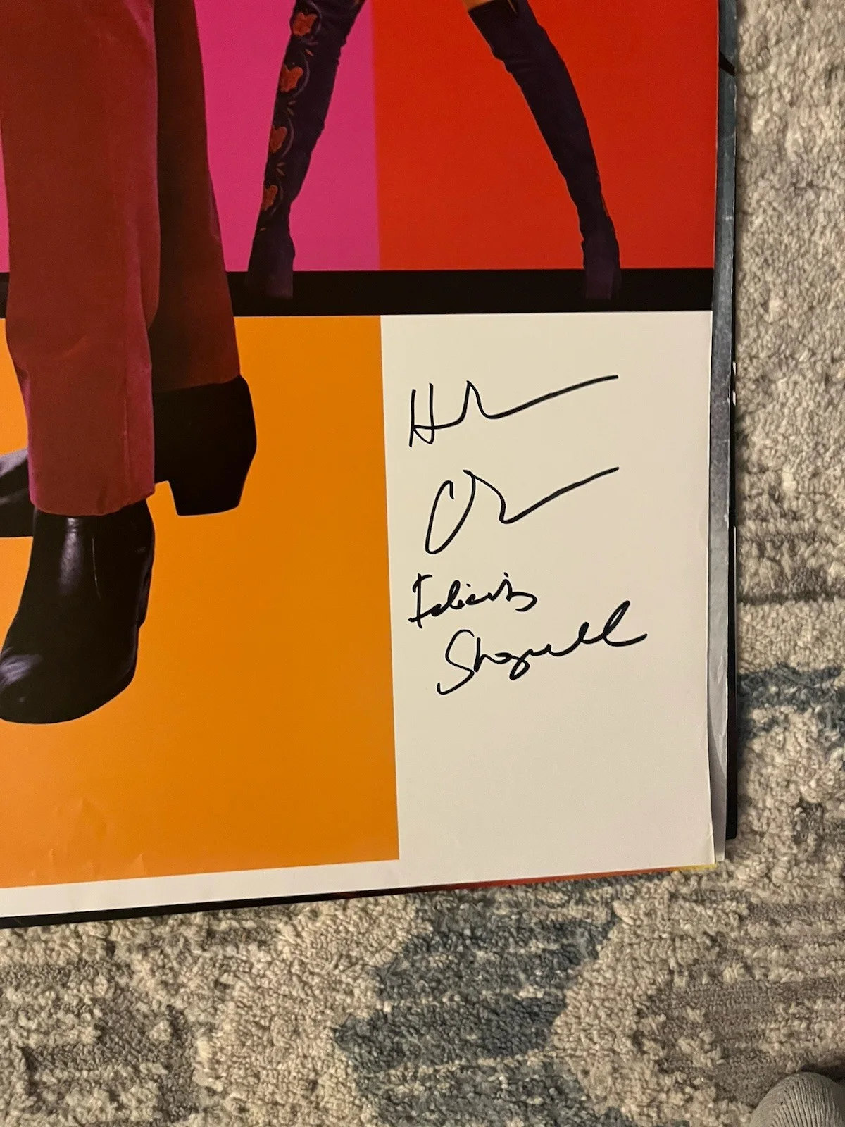 Heather Graham Signed Austin Powers Spy Who Shagged Me D/S 27x40, image 2