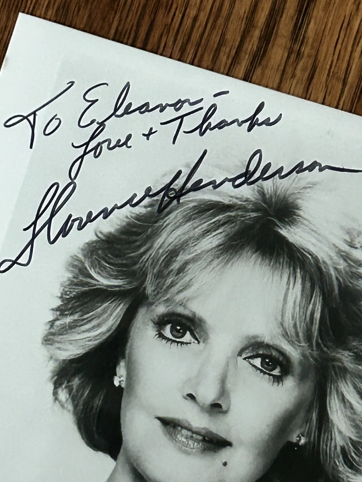 Florence Henderson — Florence Henderson Signed 8x10 Photograph Brady Bunch Country Kitchen, изображение 2