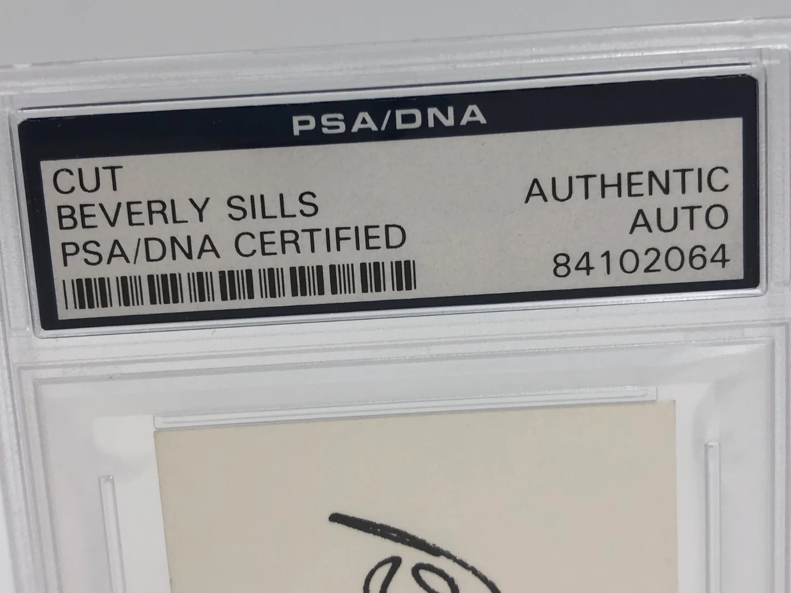 BEVERLY SILLS — BEVERLY SILLS PSA AUTO Authentic Signed Card SOPRANO OPERA SINGER, image 2