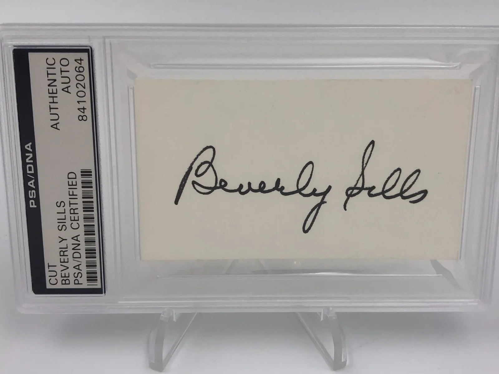 BEVERLY SILLS — BEVERLY SILLS PSA AUTO Authentic Signed Card SOPRANO OPERA SINGER, image 4