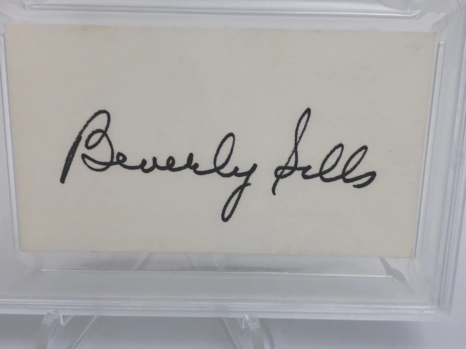 BEVERLY SILLS — BEVERLY SILLS PSA AUTO Authentic Signed Card SOPRANO OPERA SINGER, image 5