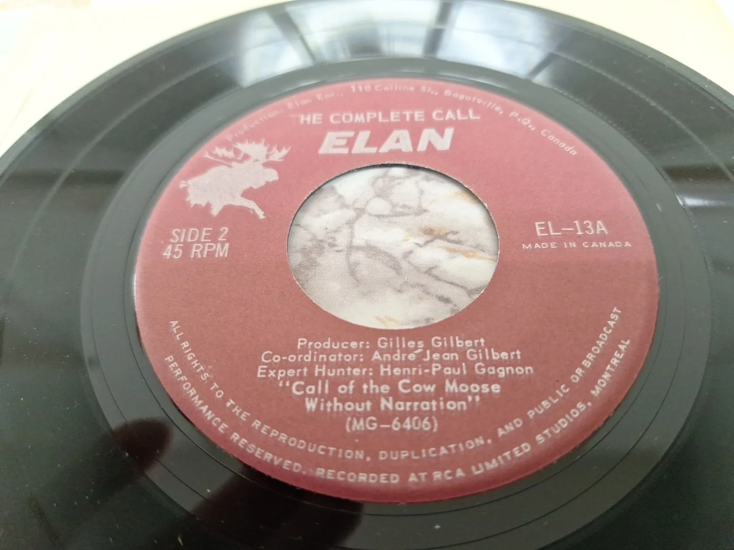 The Complete Call ELAN / The Art of Calling ( 45 RPM Vinyl Record) EXCELLENT, изображение 3