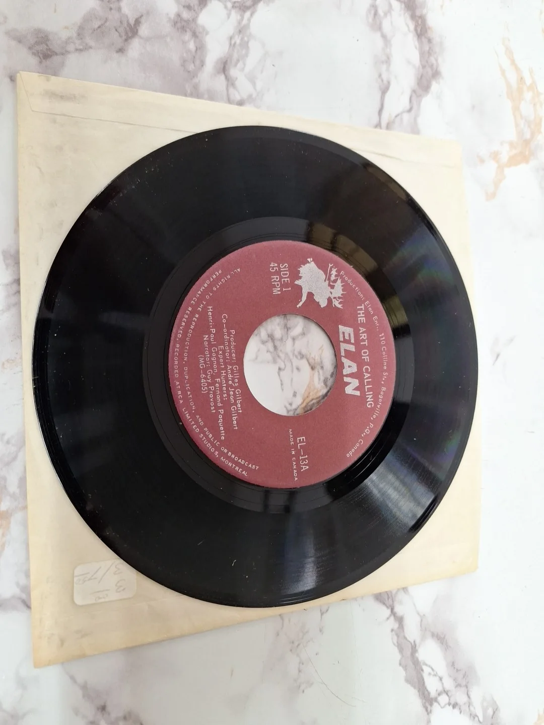 The Complete Call ELAN / The Art of Calling ( 45 RPM Vinyl Record) EXCELLENT, изображение 4