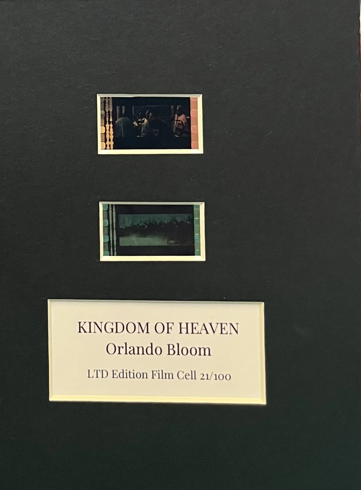 KINGDOM OF HEAVEN. 35mm Film Cell Mounted Display, image 2